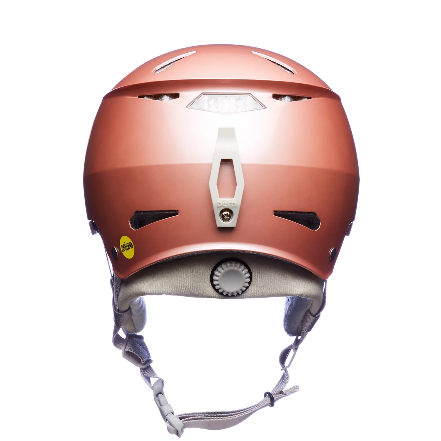 Bern Hendrix MIPS Winter Helmet - Metallic Rose Gold Hatstyle - Image 3