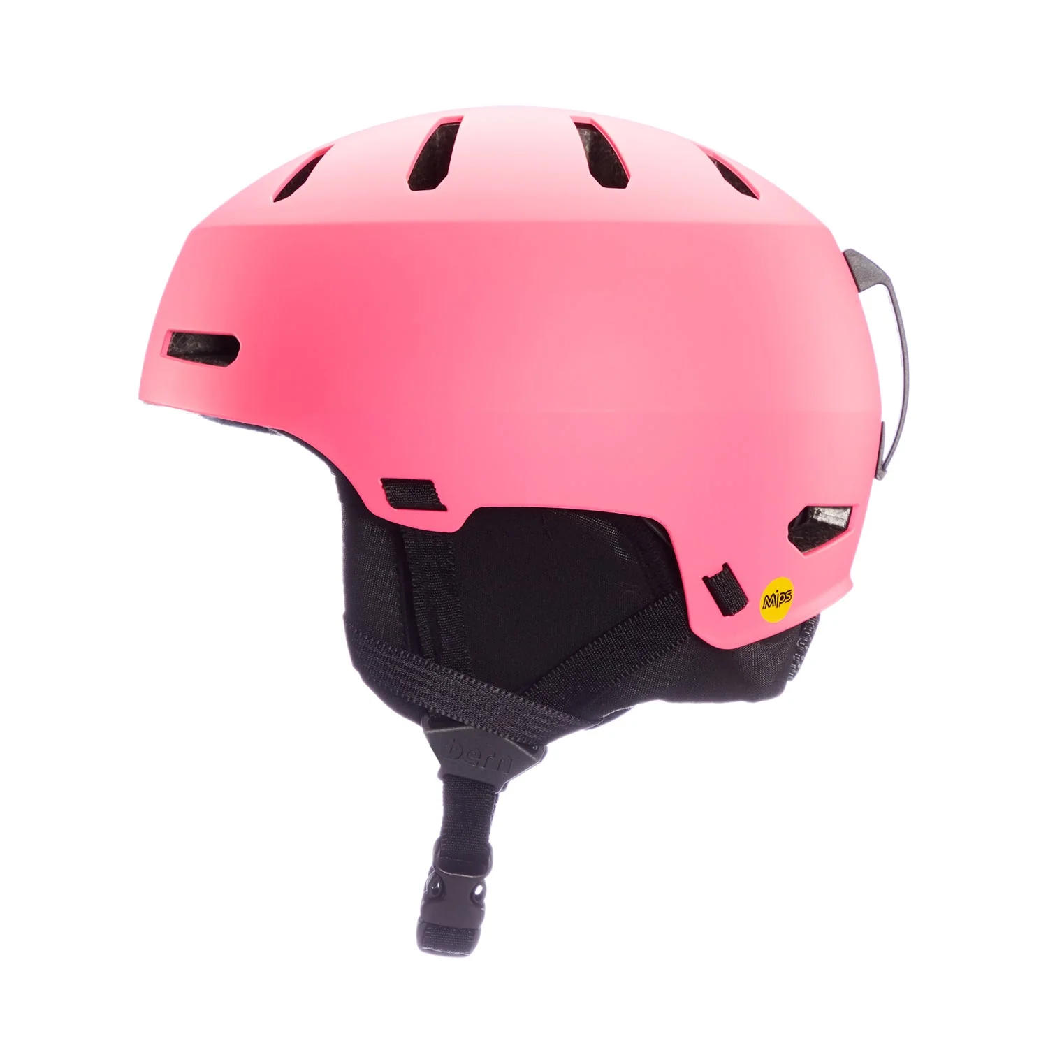 Bern Macon 2.0 MIPS Junior Winter Helmet - Matte Pink - Image 4